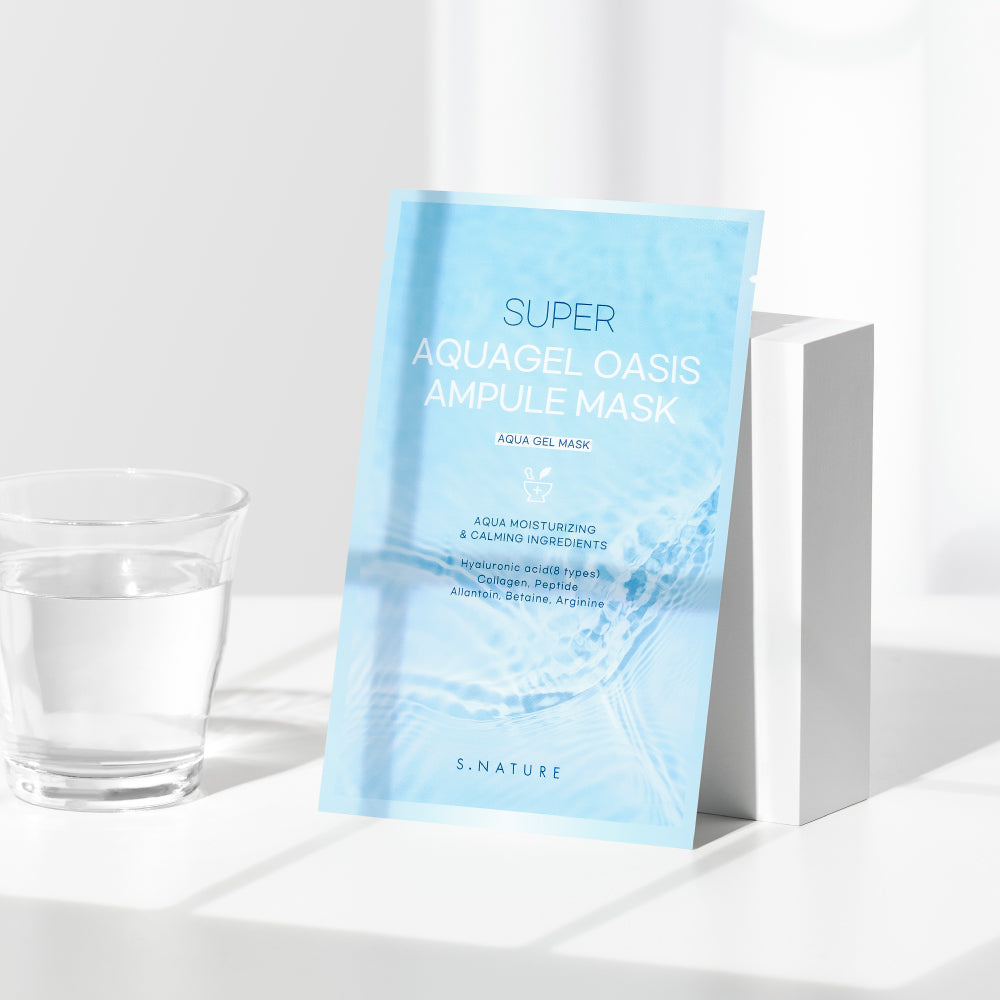 S.NATURE Super Aqua Gel Oasis Ampule Mask Sheet 30ml X 5P