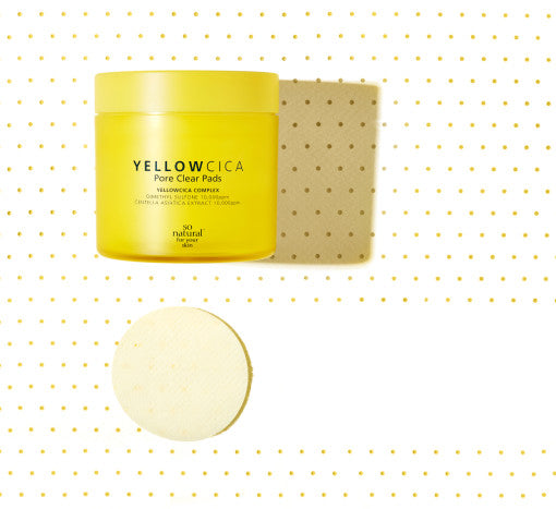 [so natural] Yellow Cica Pore Clear Pad 70ea 140ml