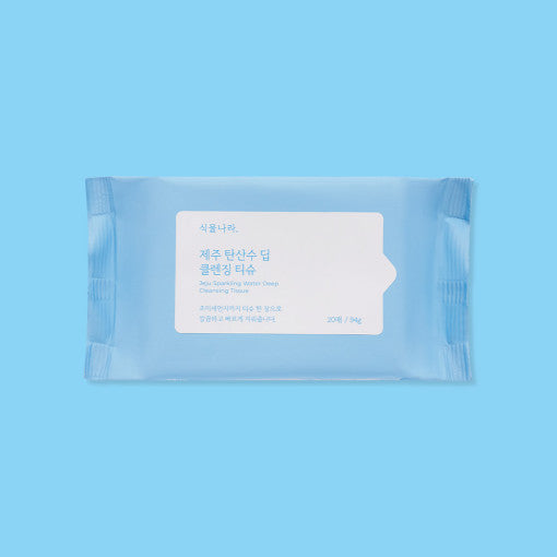 Shingmulnara Jeju Sparkling Water Quick & Deep Cleansing Tissue 20 Sheets 107g