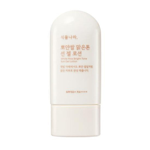 Shingmulnara Weißer Reis Bright Tone Sonnengel-Lotion 60ml SPF50+ PA++++