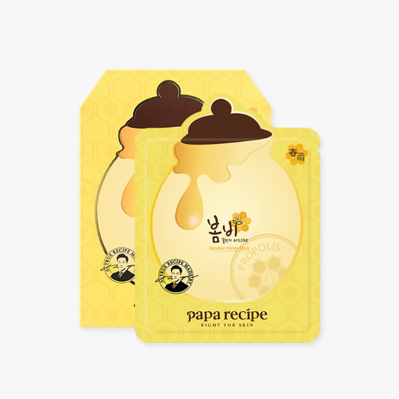 Papa Rezept Bombee Honigmasken-Set 25 g x 10 Stück