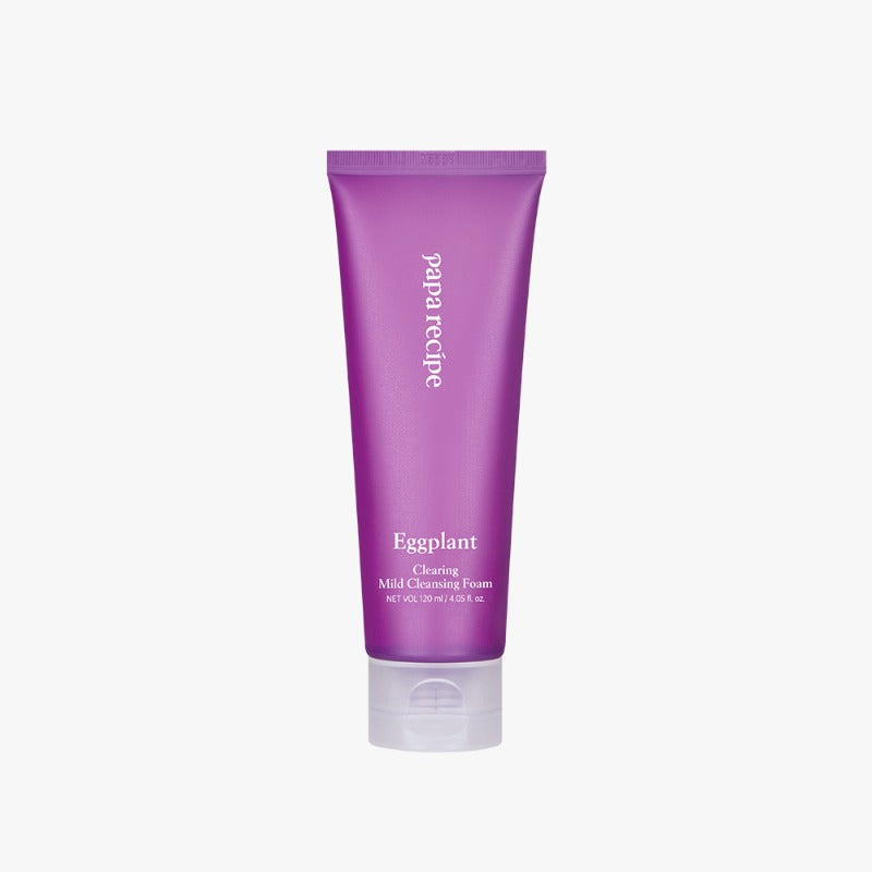 papa recipe Eggplant Clearing Mild Cleansing Foam 120ml