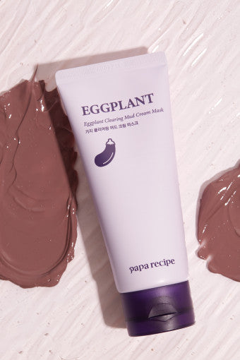 papa recipe Eggplant Clearing Mud Cream Mask 100ml