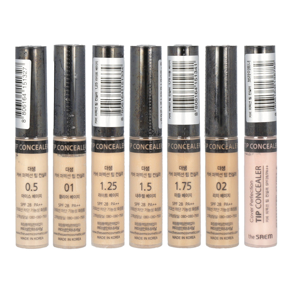 der SAEM Cover Perfection Tip Concealer 6,5g (10 Farbtöne)