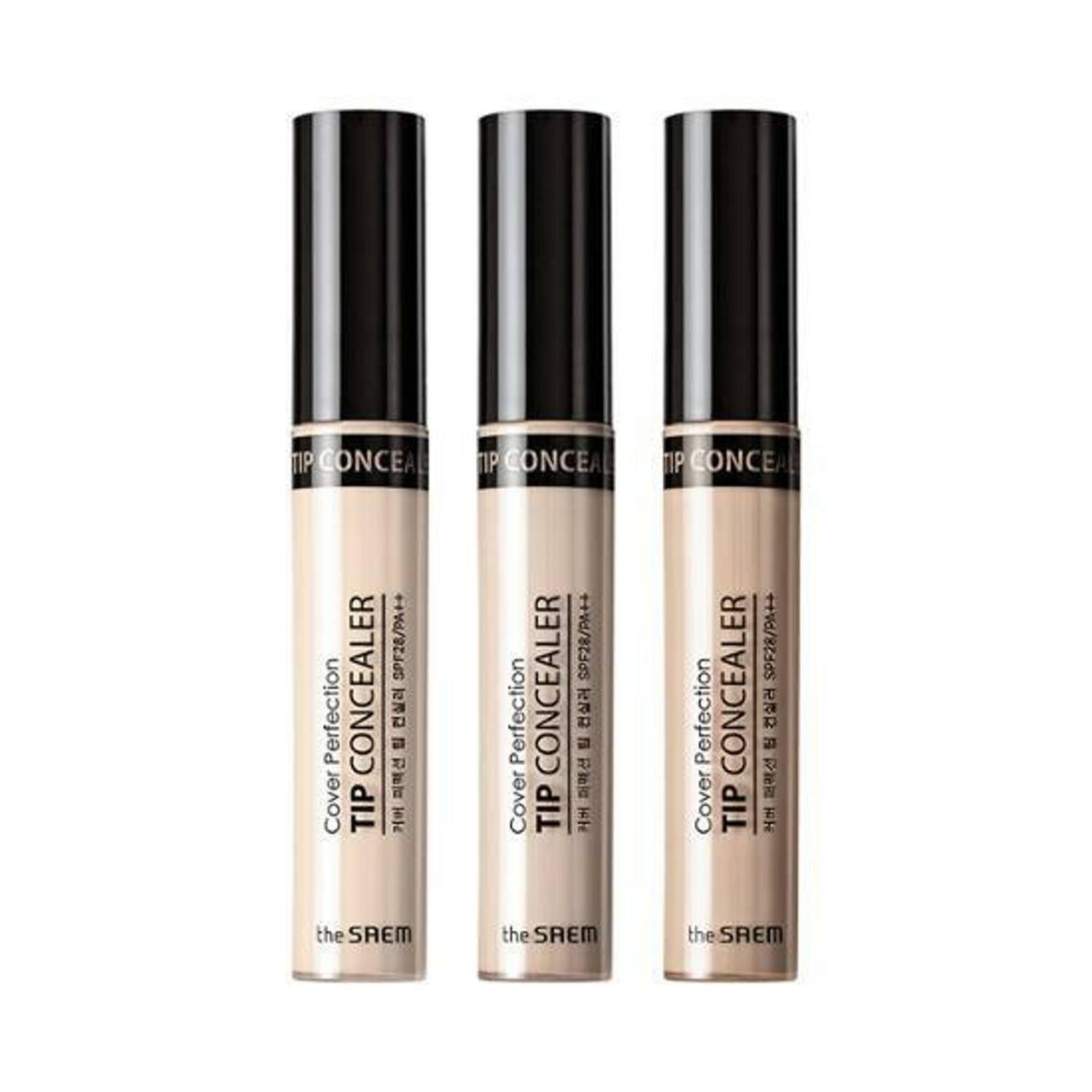 der SAEM Cover Perfection Tip Concealer 6,5g (10 Farbtöne)