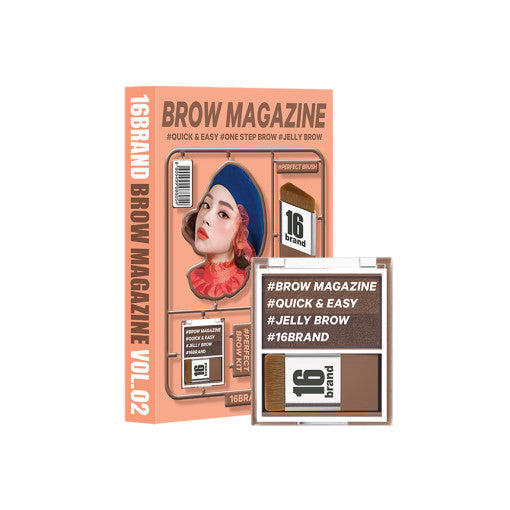 16BRAND 16 Brow Magazine Eyebrow (3colors)