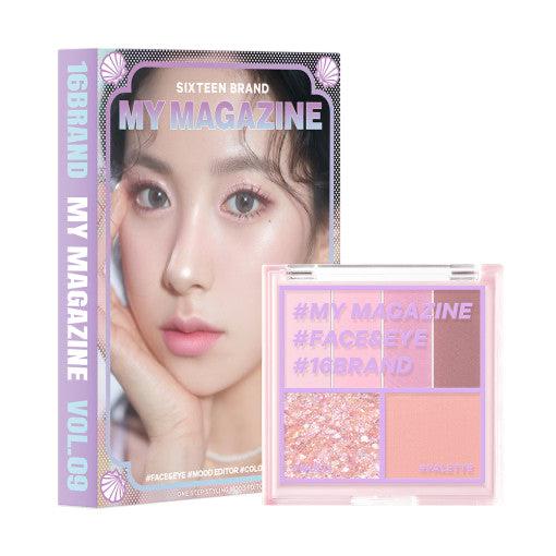 16BRAND My Magazine Shadow Palette 7.5g (10colors)