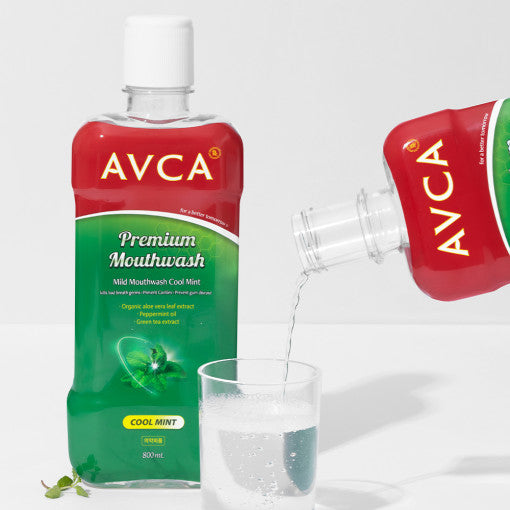 AVCA Mild Mouthwash Cool Mint 800ml