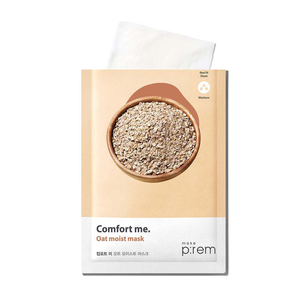 make p:rem Comfort Me. Mask Pack 30ml x 10ea (3 Type) Comfort me Oat Moist Mask Pack