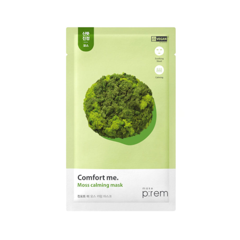 make p:rem Comfort Me. Mask Pack 30ml x 10ea (3 Type) Comfort me Moss Calming Mask Pack