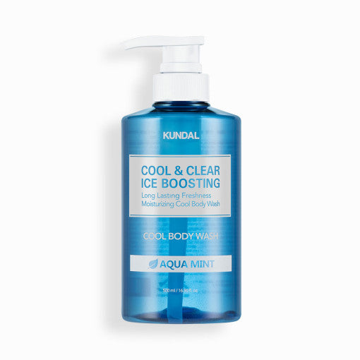 KUNDAL Cool & Clear Ice Boosting Cool Body Wash 500ml #Aqua Mint