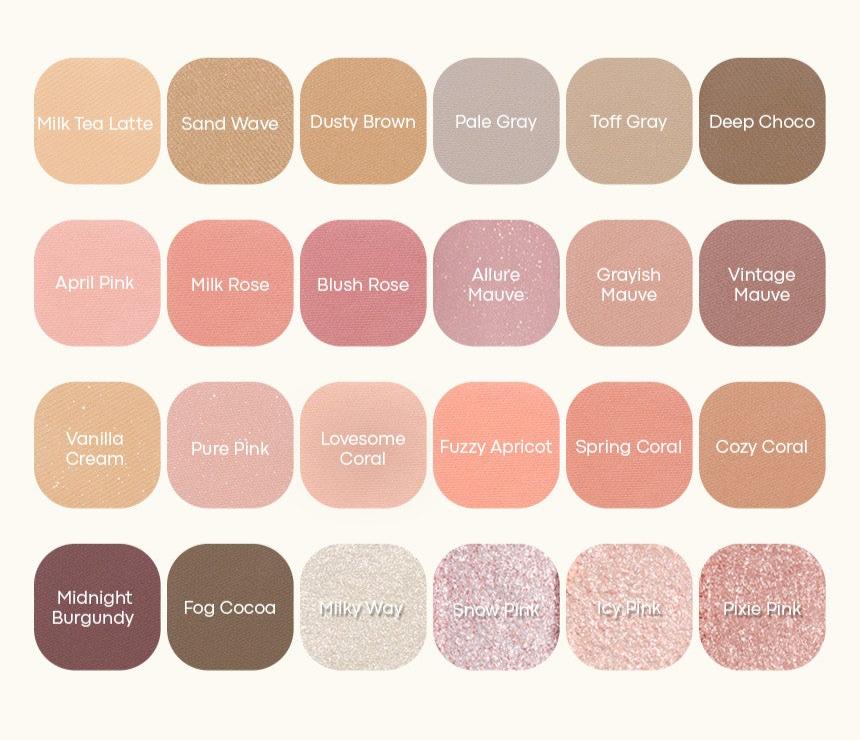 TONYMOLY Eye Tone Single Eye Shadow #414~#427