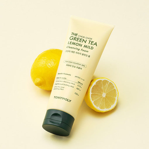 TONYMOLY The Chok Chok Green Tea Lemon Mild Cleansing Foam 150ml