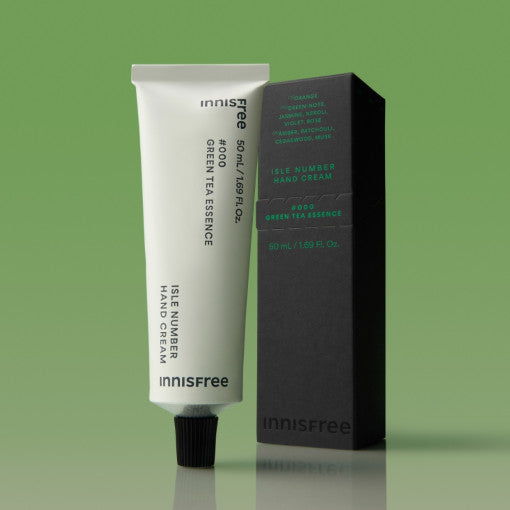 Innisfree Isle Number Hand Cream 50ml Green Tea Essence