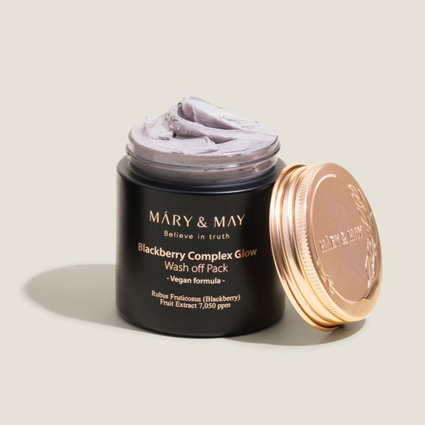 [MARY & MAY] Vegan Blackberry Complex Glow Washoff Pack 125g