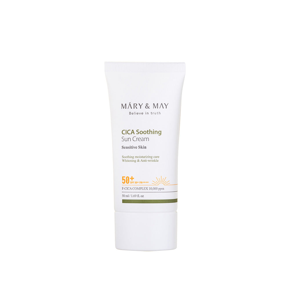 [MARY & MAY] Vegan CICA Soothing Sun Cream SPF50+ PA++++ 50ml