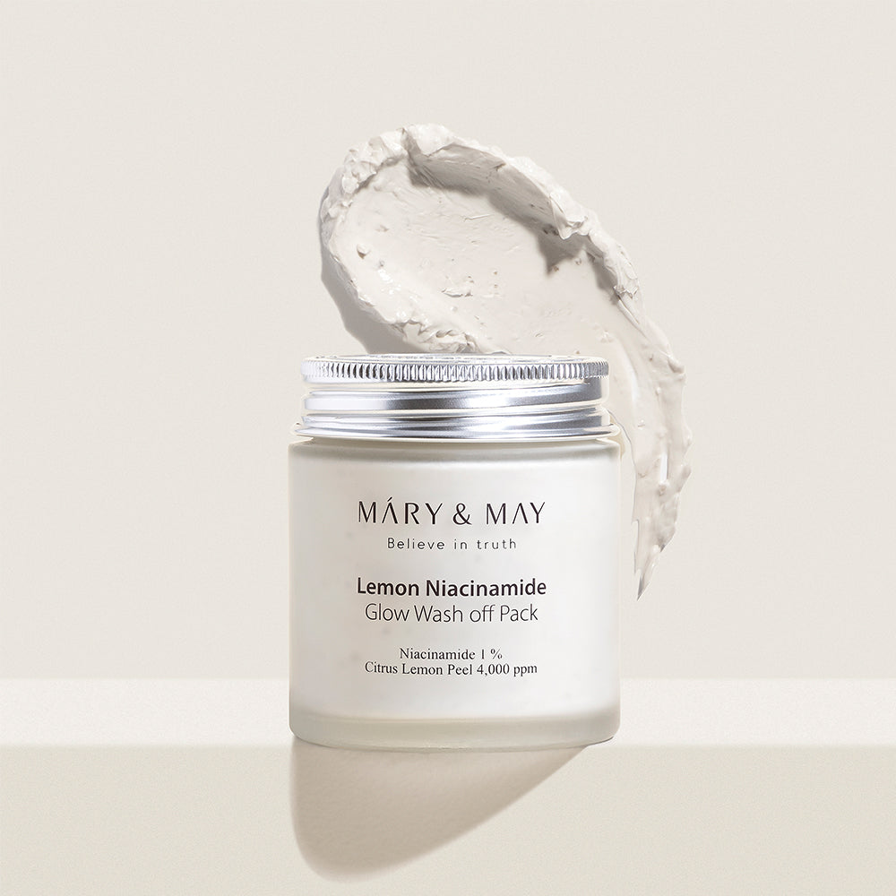 [MARY & MAY] Vegan Lemon Niacinamide Glow Wash off Pack 125g