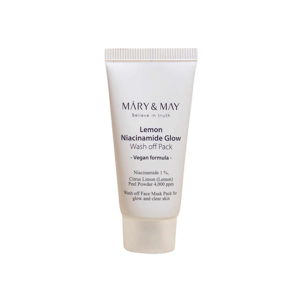 [MARY & MAY] Vegan Lemon Niacinamide Glow Wash off Pack 30g