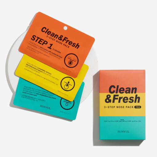 EUNYUL Clean & Fresh Nose Pack (3 Steps) 7ea