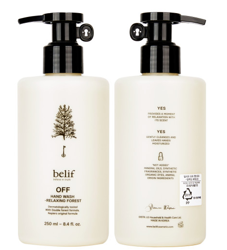 belif Off Hand Wash 250ml (2-type) RELAXING FOREST