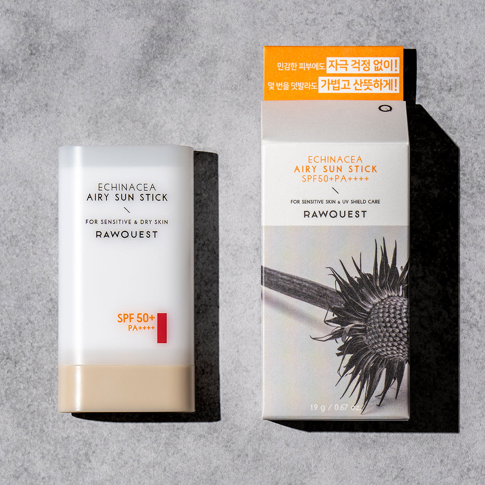 RAWQUEST Echinacea Airy Sun Stick SPF50+ PA++++ 19g