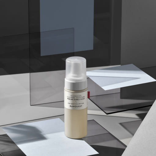 RAWQUEST Echinacea Calming Moisture Peeling Bubble Foam 50ml - JOSEPH BEAUTY