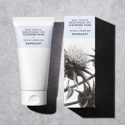 RAWQUEST Milk Thistle Brightening SPA Cleansing Foam 150ml - JOSEPH BEAUTY