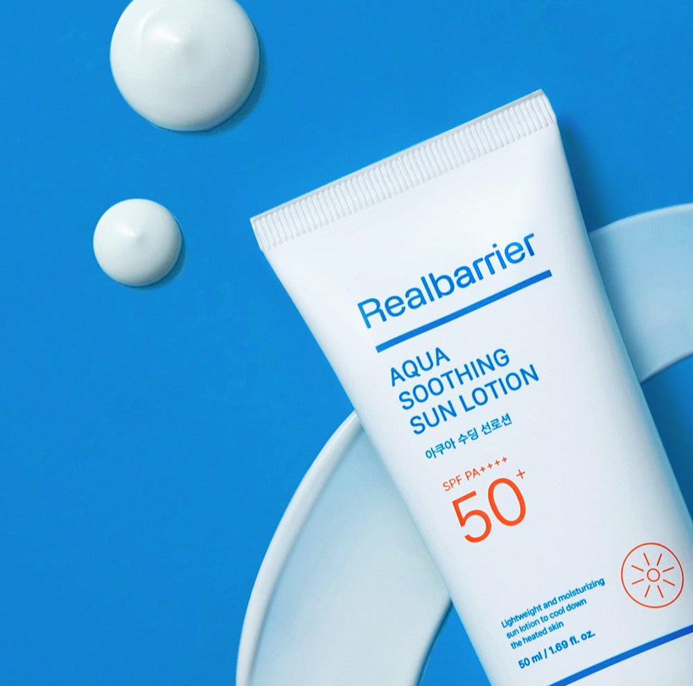 [Real Barrier] Aqua Soothing Sun Lotion SPF50+ PA++++ 50ml