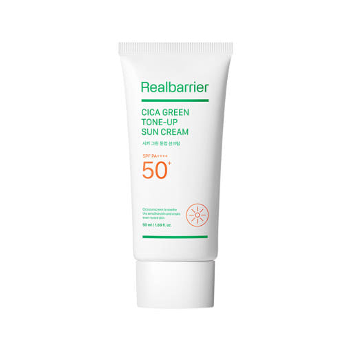 [Real Barrier] Cica Green Tone Up Sun Cream SPF 50+ PA++++ 50ml