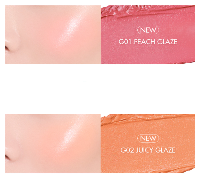 rom&nd Better Than Cheek GLAZED 2.4g (2 Colors)