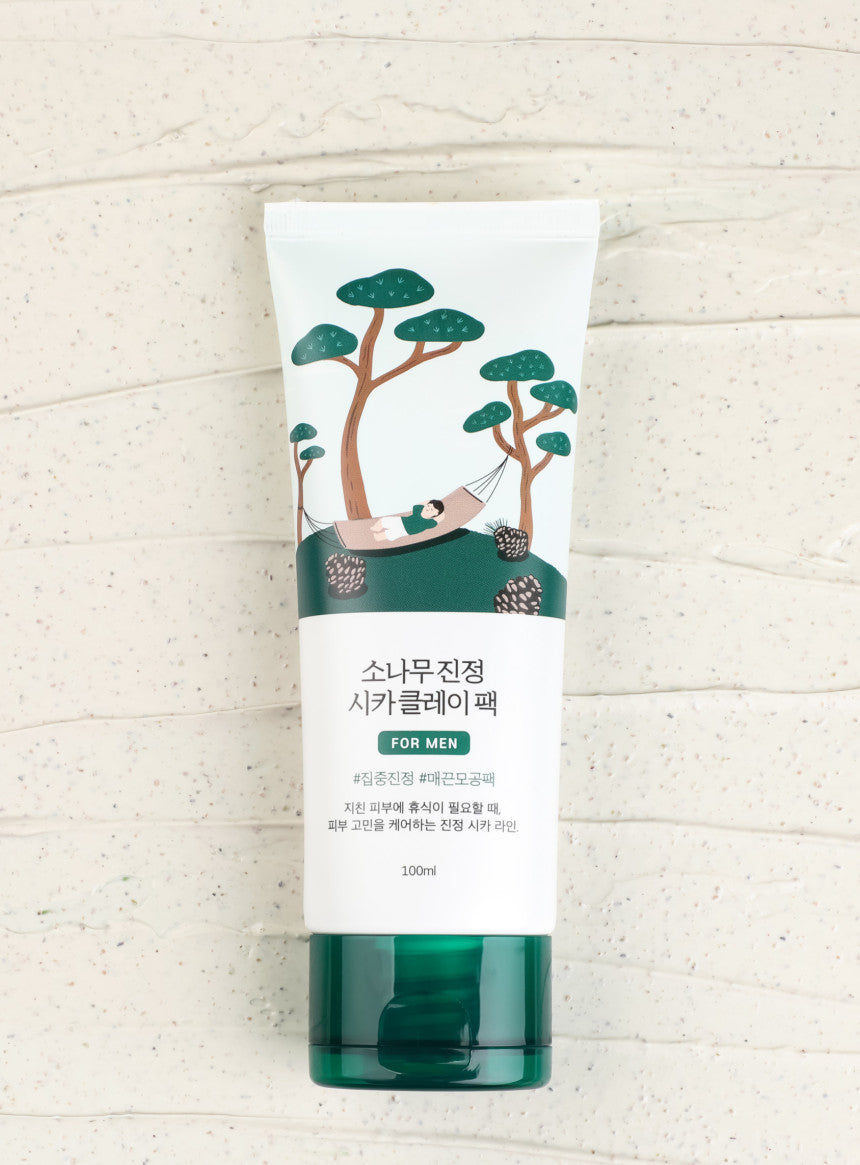 Round Lab For Men Pine Calming Cica Clay Pack 100ml