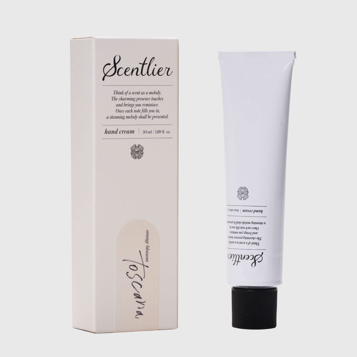 Scentlier Perfume Hand Cream 50ml in four fragrance types
