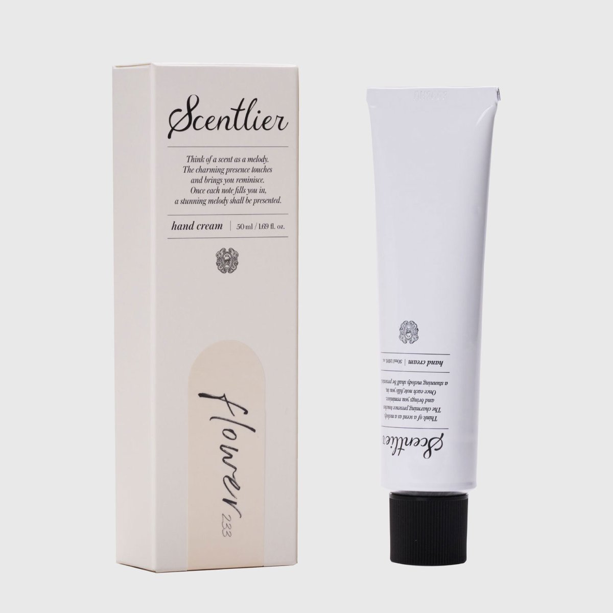 Scentlier Perfume Hand Cream 50ml in four fragrance types