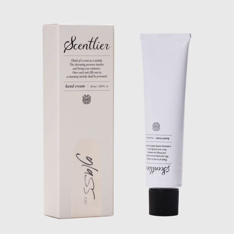 Scentlier Perfume Hand Cream 50ml in four fragrance types