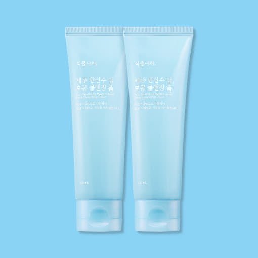 Shingmulnara Jeju Sparkling Water Pore Deep Cleansing Foam 120ml+120ml - JOSEPH BEAUTY