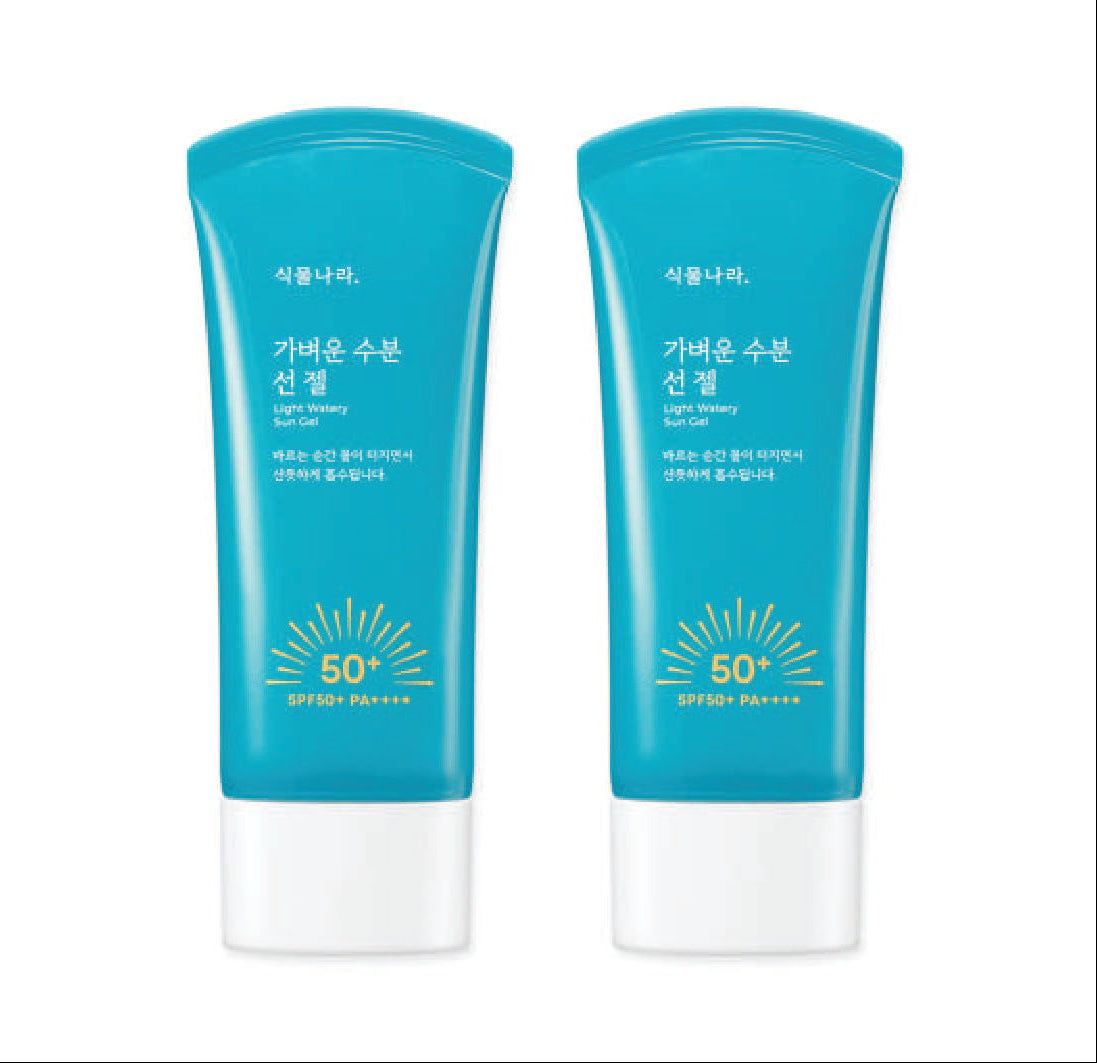 Shingmulnara Light Watery Sun Gel SPF50+ PA++++ 60ml+60ml