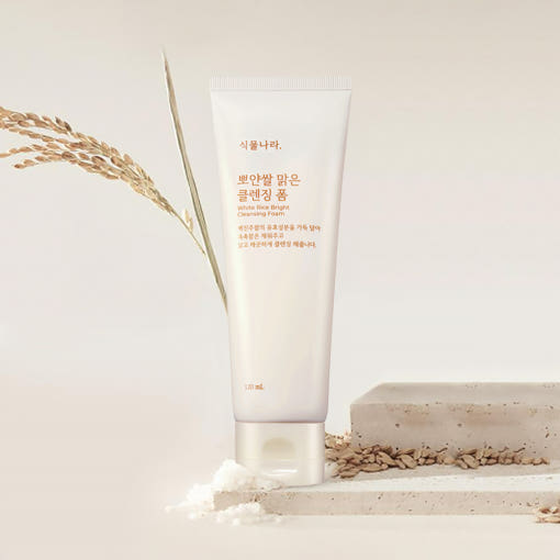 Shingmulnara White Rice Bright Cleansing Foam 120ml+120ml