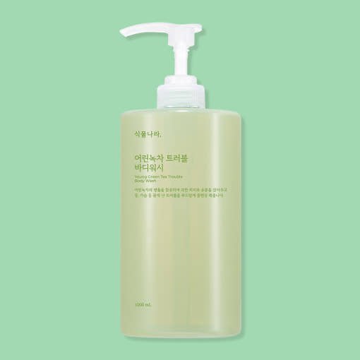 Shingmulnara Young Green Tea Trouble Body Wash 1000ml - JOSEPH BEAUTY