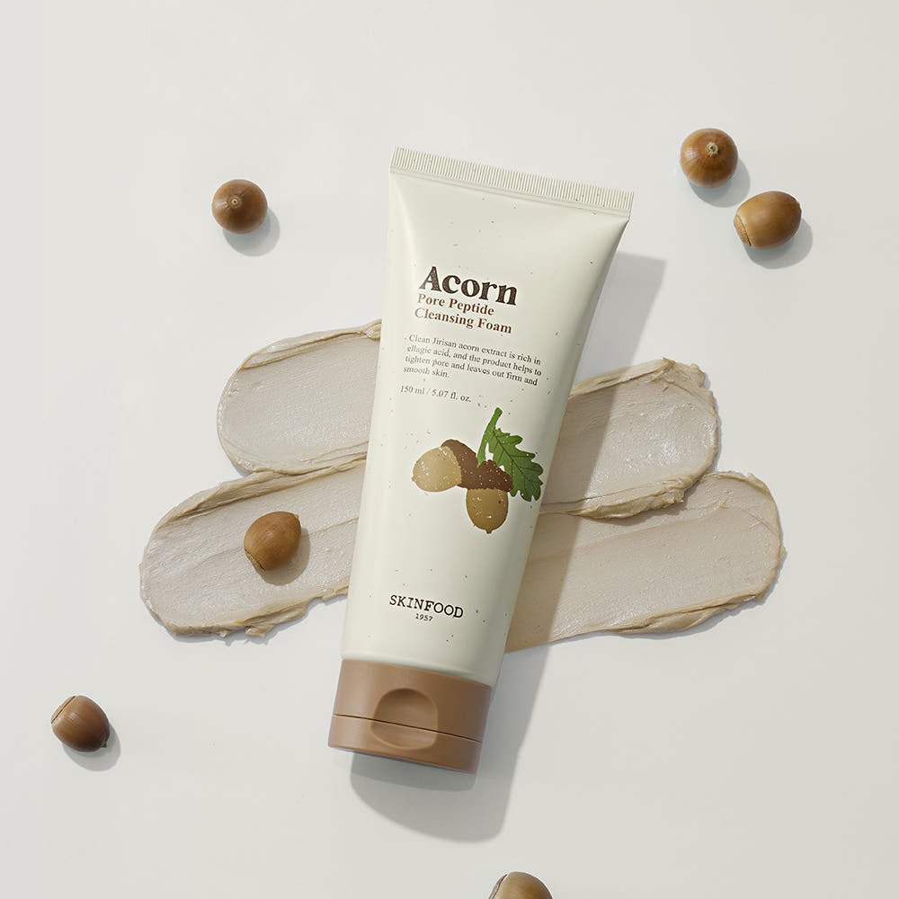SKINFOOD Acorn Pore Peptide Cleansing Foam 150ml - JOSEPH BEAUTY