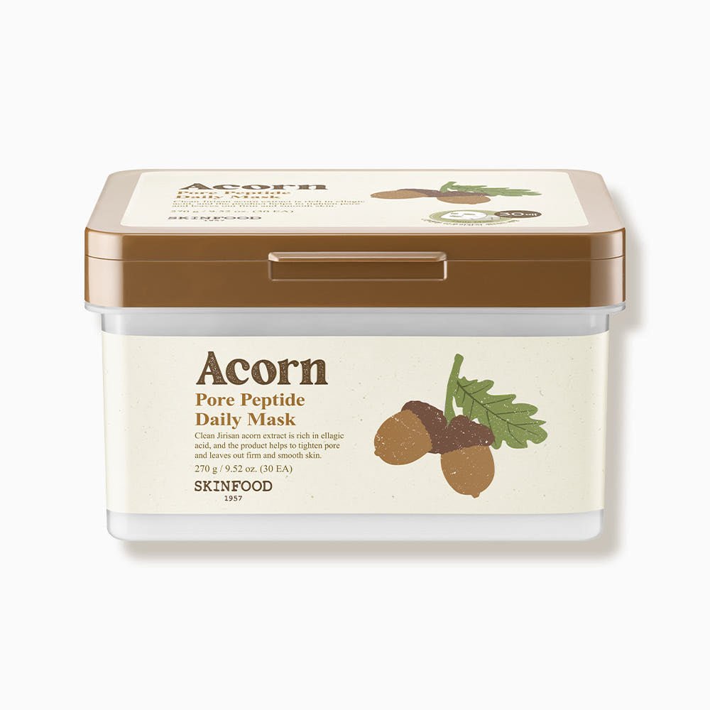 SKINFOOD Acorn Pore Peptide Daily Mask 270g/30ea - JOSEPH BEAUTY