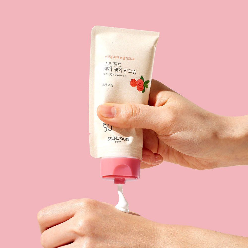 SKINFOOD Berry Glowing Sun Cream SPF50+ PA++++ 50ml - JOSEPH BEAUTY