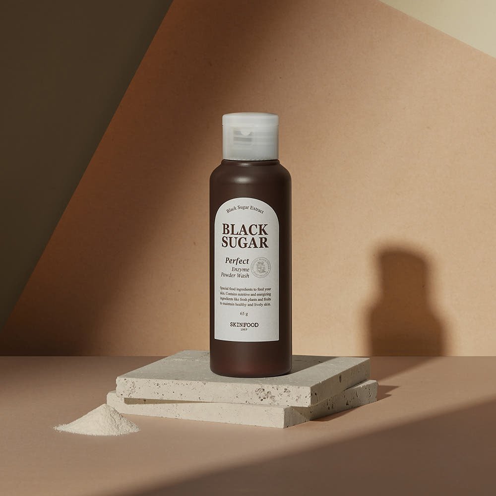 SKINFOOD Black Sugar Perfect Enzyme Powder Wash 65g - JOSEPH BEAUTY