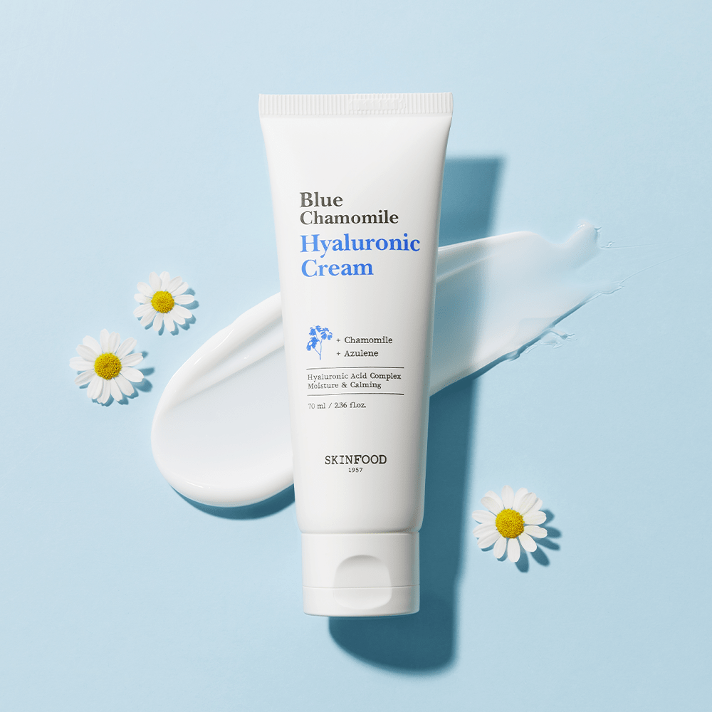 SKINFOOD Blue Chamomile Hyaluronic Cream 70ml - JOSEPH BEAUTY
