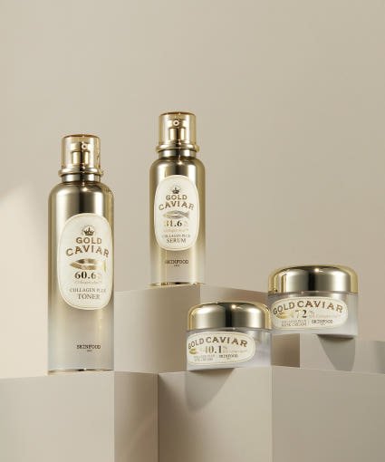 SKINFOOD Gold Caviar Collagen Plus Toner 120ml - JOSEPH BEAUTY