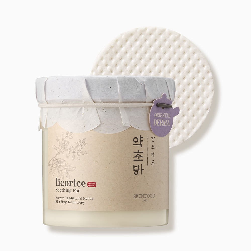SKINFOOD Licorice Soothing Pad 250g/60ea - JOSEPH BEAUTY