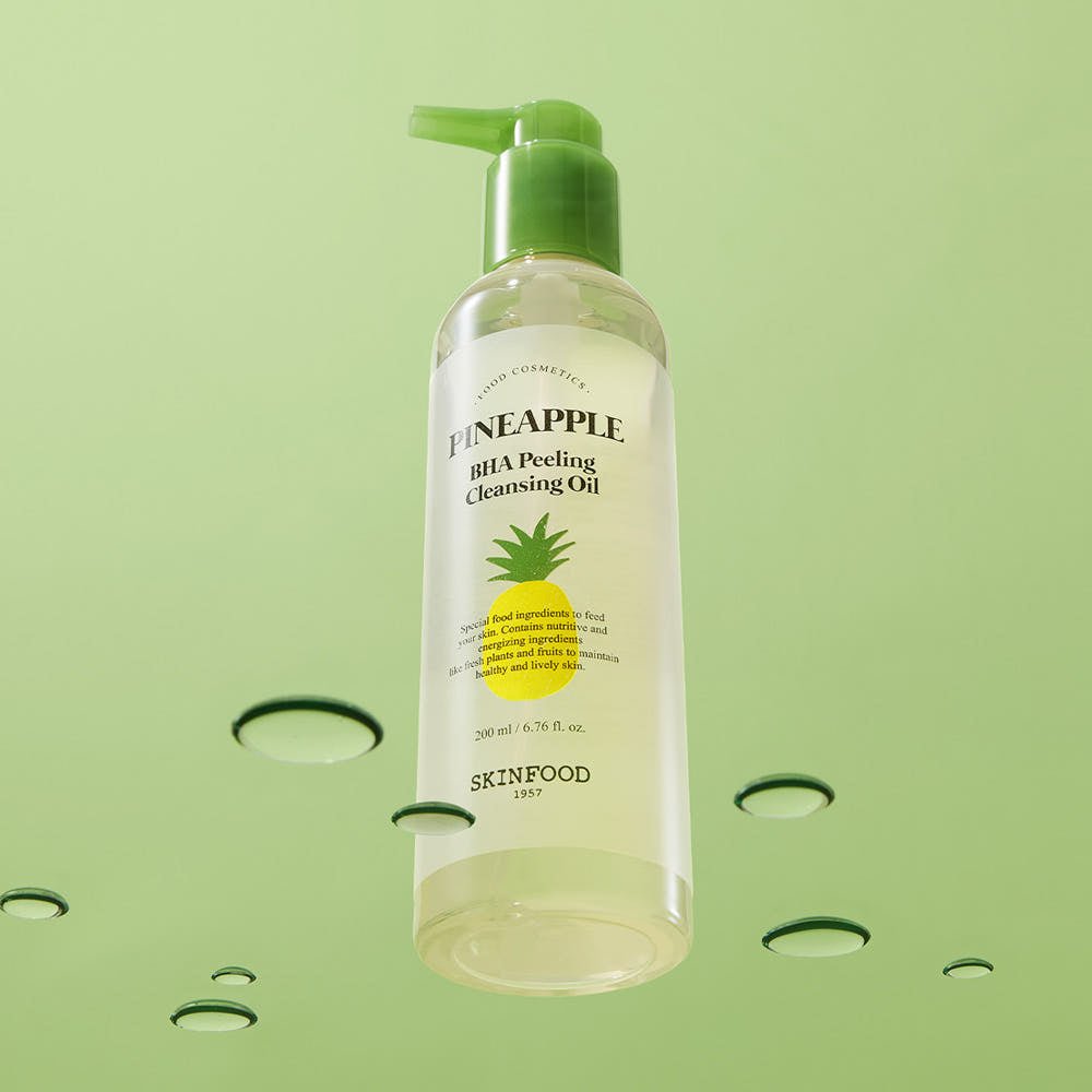 SKINFOOD Pineapple BHA Peeling Cleansing Oil 200ml - JOSEPH BEAUTY