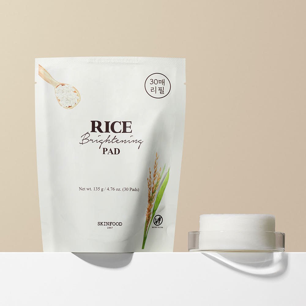 SKINFOOD Rice Brightening Pad 135g/30Pads [Refill] - JOSEPH BEAUTY