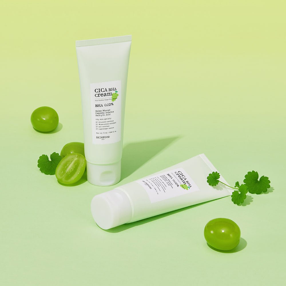 SKINFOOD Shine Muscat Cica BHA Cream 70ml - JOSEPH BEAUTY