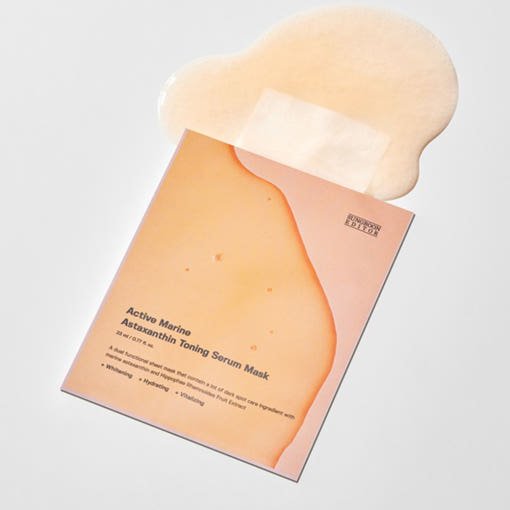 SUNGBOON EDITOR Active Marine Astaxanthin Toning Serum Mask 23ml X 10ea - JOSEPH BEAUTY