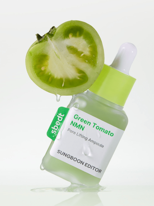 SUNGBOON EDITOR Green Tomato NMN Pore Lifting Ampoule 40ml - JOSEPH BEAUTY